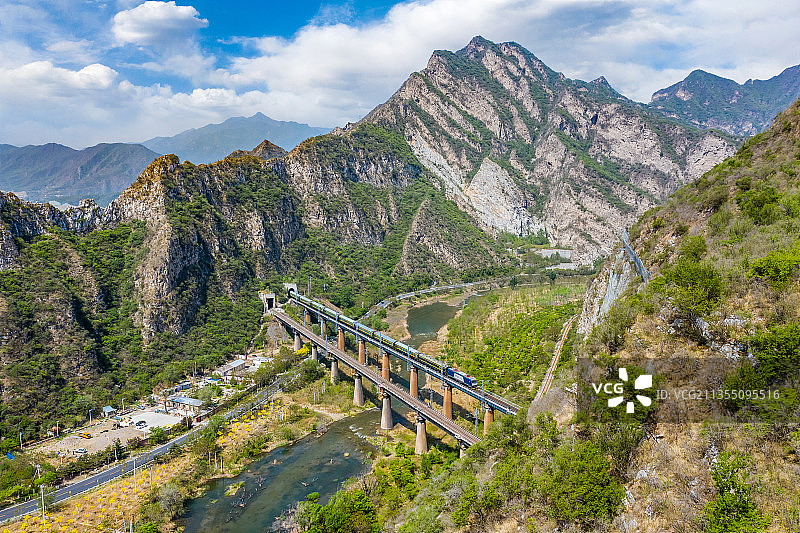 京西铁道巡礼 · 穿行群山绝壁间图片素材