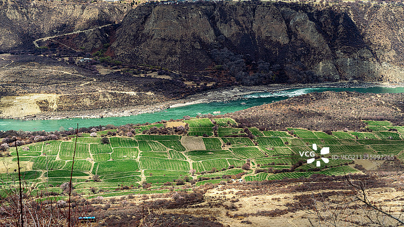 雅鲁藏布大峡谷图片素材