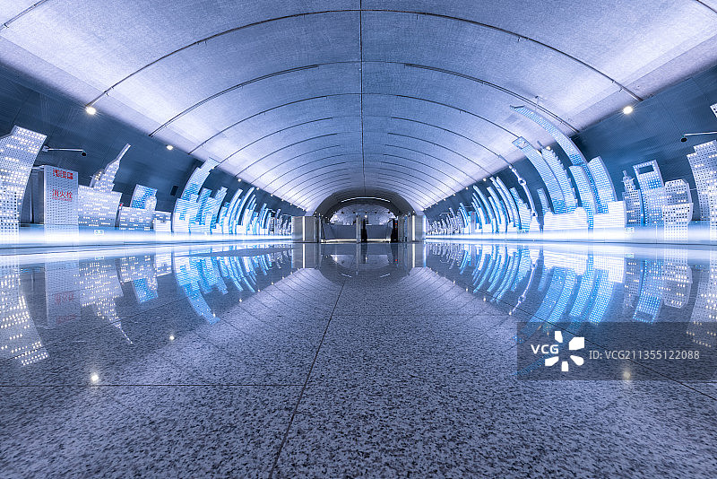 最美地铁站图片素材