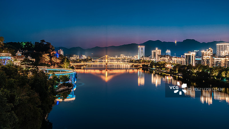 沙县夜景图片素材