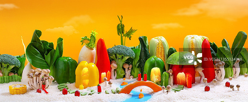 乡村之桥图片素材