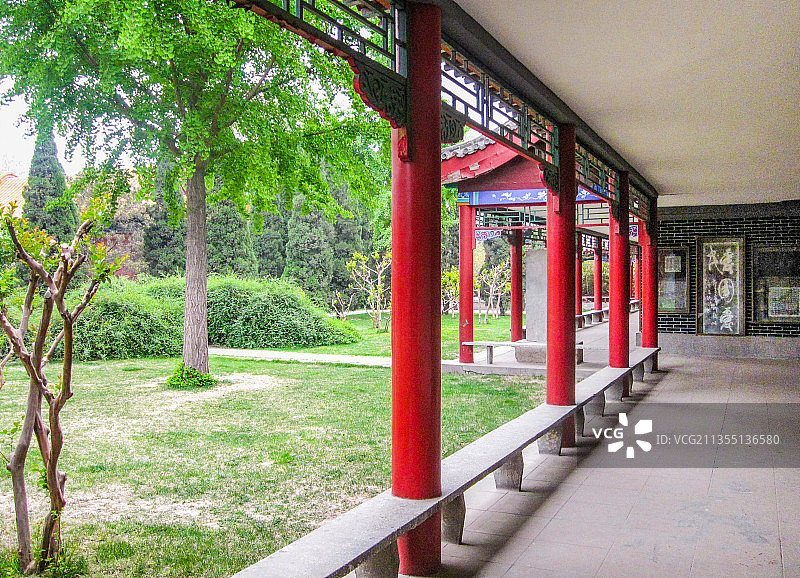 中国河北邯郸赵苑公园风光图片素材