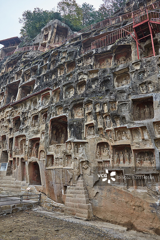 广元千佛崖图片素材