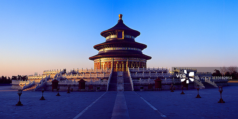 北京，天坛，祈年殿。图片素材