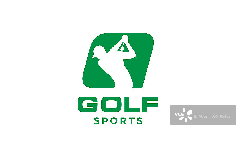 字母Q高尔夫标志设计图片素材