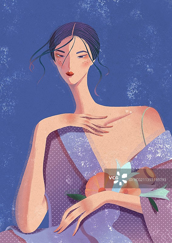 冷艳的女人图片素材