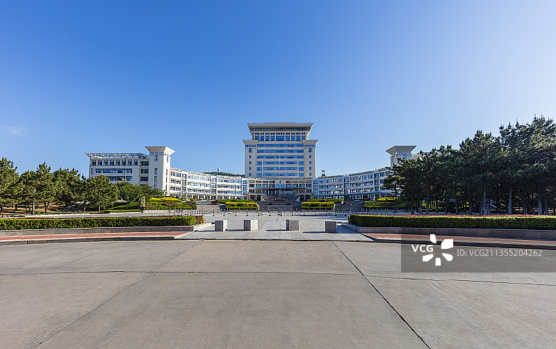 山东大学威海校区校园图片素材