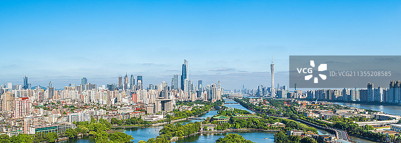 广州东山湖,珠江新城图片素材