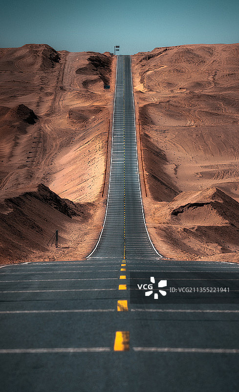U型公路图片素材