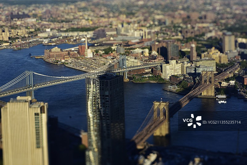 纽约布鲁克林大桥图片素材