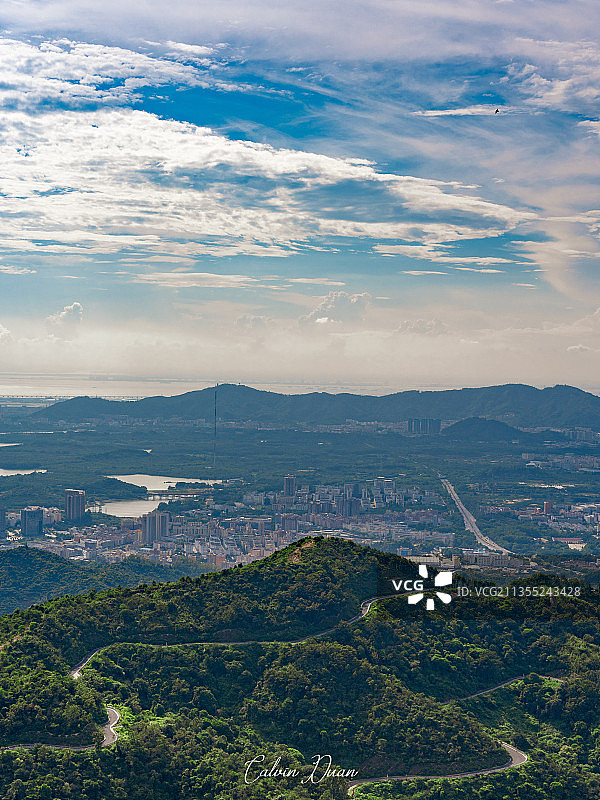 阳台山顶峰图片素材