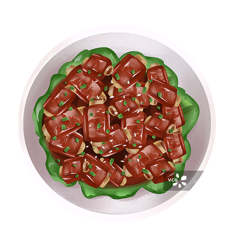 中国传统食物之 排骨图片素材