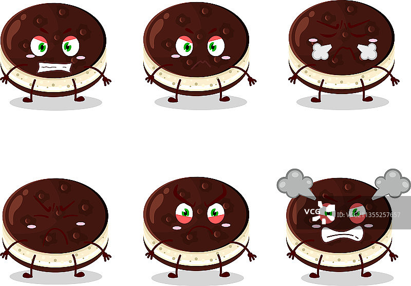 各种巧克力铜锣烧卡通人物图片素材