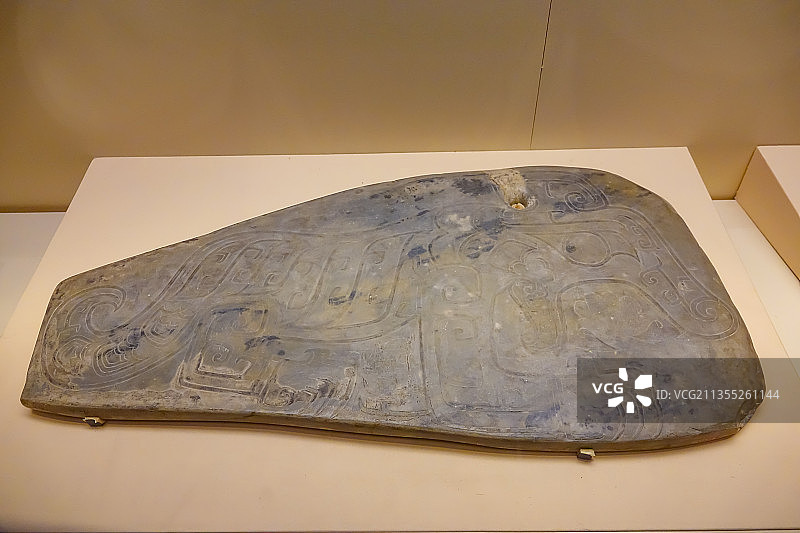 中国国家博物馆文物 虎纹石磬图片素材