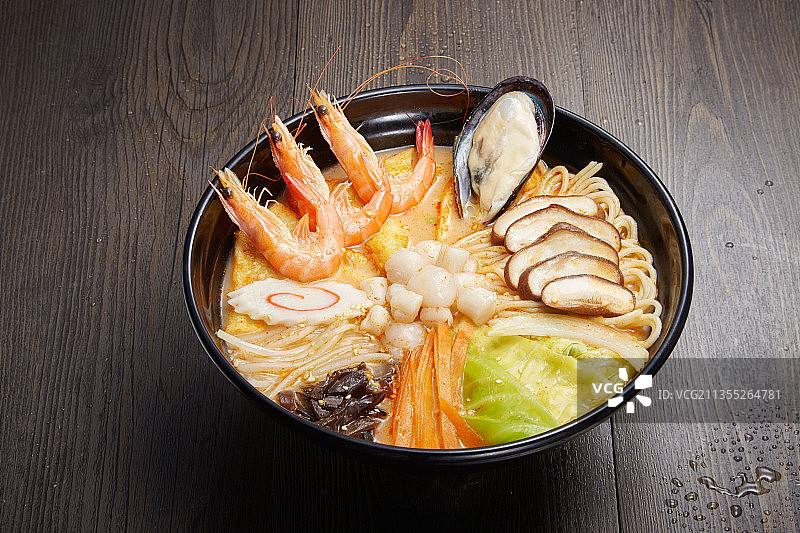 海鲜拉面图片素材