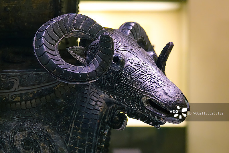 四羊方尊 中国国家博物馆文物图片素材