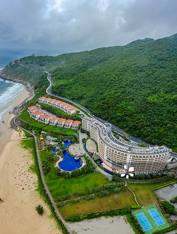 中国广东省阳江市海陵岛东方银滩图片素材