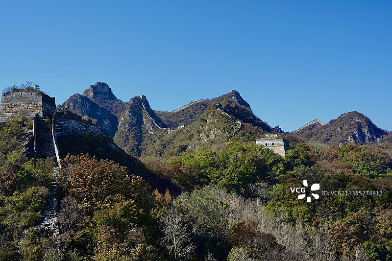 北京石峡关长城(残长城)图片素材