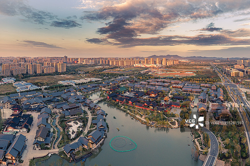 江苏省南京市溧水区无想水镇景区图片素材