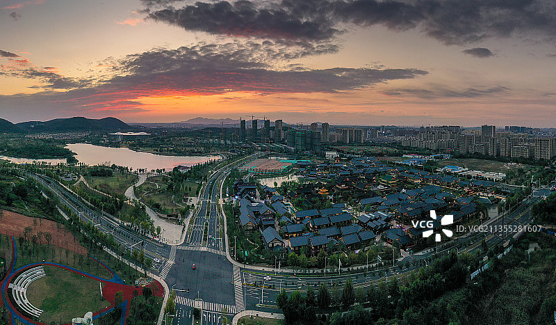 江苏省南京市溧水区无想水镇景区图片素材