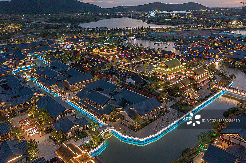 江苏省南京市溧水区无想水镇景区图片素材