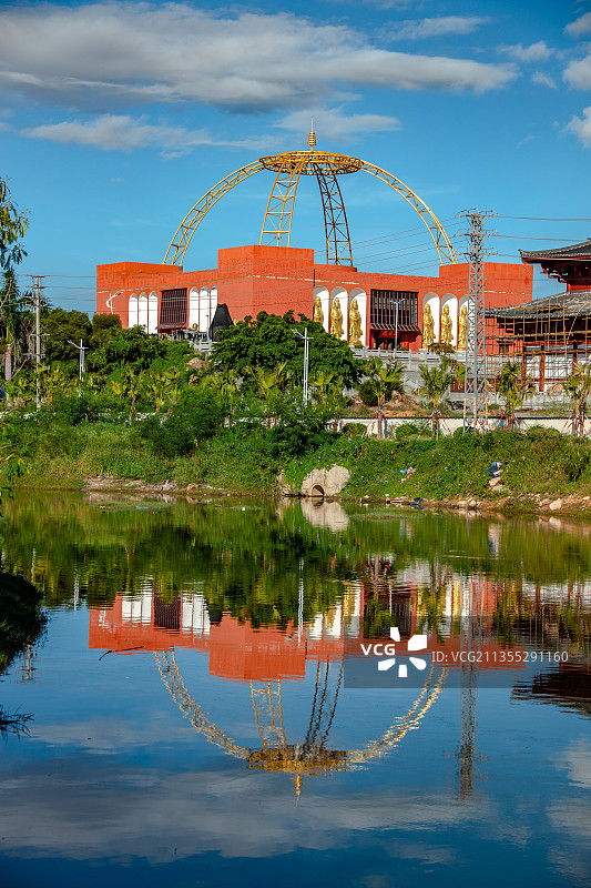 中国广东省汕尾市陆丰市碣石镇广福寺图片素材