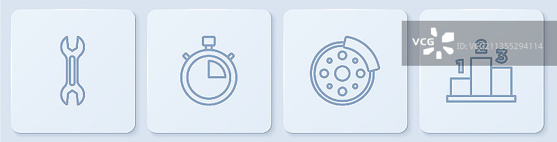 扳手自行车碟刹图片素材