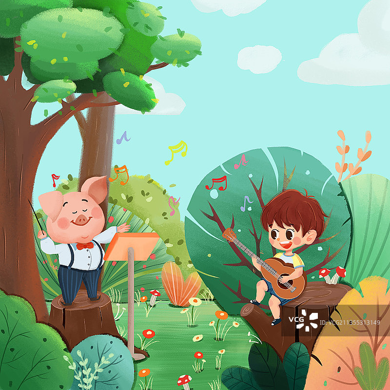 音乐梦图片素材