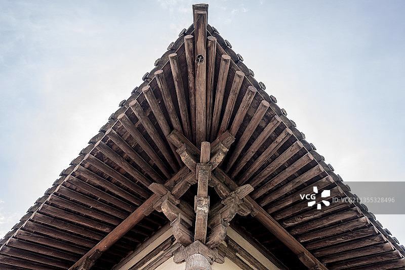 唐代建筑山西南禅寺图片素材