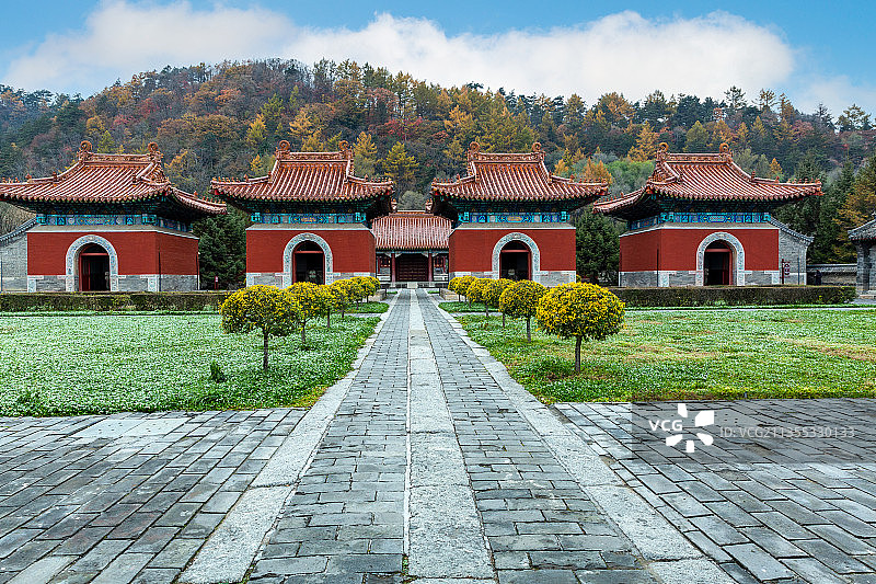 清朝古代建筑清永陵图片素材