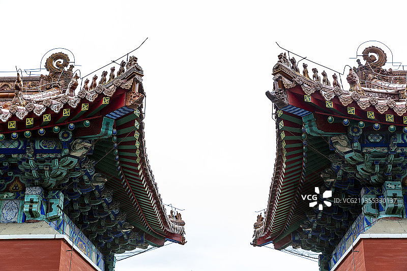 清朝古代建筑清永陵图片素材