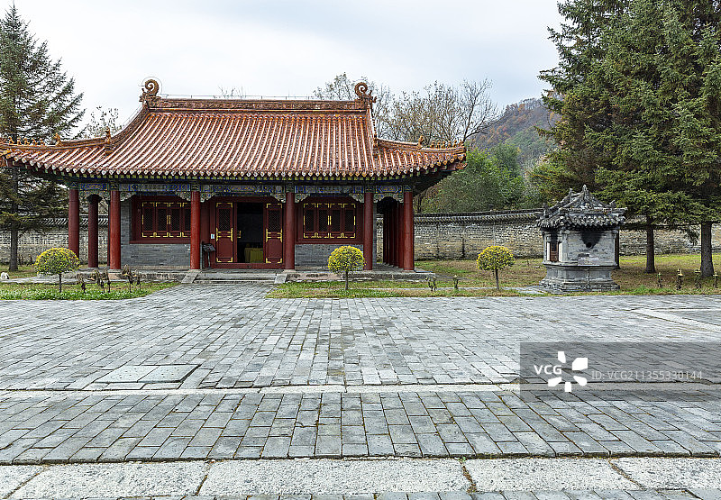 清朝古代建筑清永陵图片素材