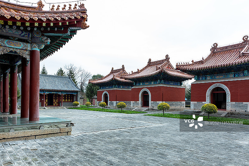 清朝古代建筑清永陵图片素材