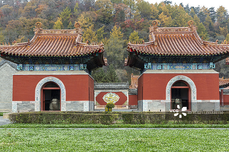 清朝古代建筑清永陵图片素材