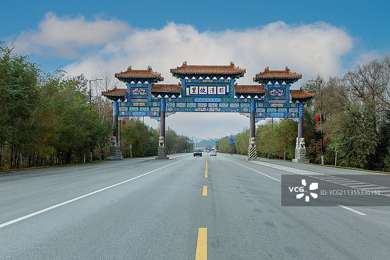 清朝古代建筑清永陵图片素材