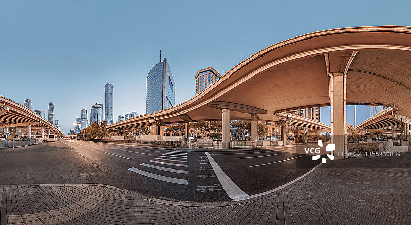 北京国贸桥 CBD全景 城市建筑 立交桥 高速 商务 写字楼图片素材