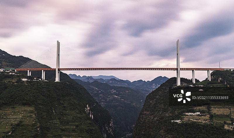 贵州北盘江大桥世界第一高架桥图片素材