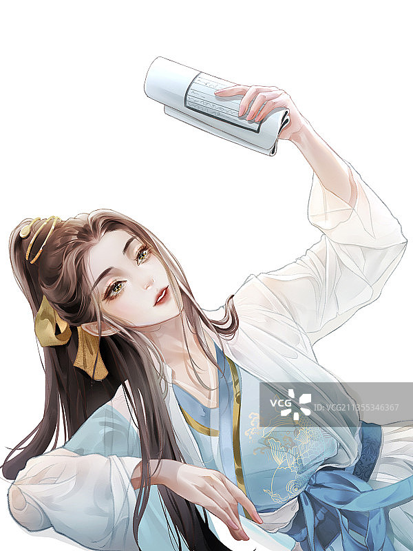 人物立绘之古风医女图片素材