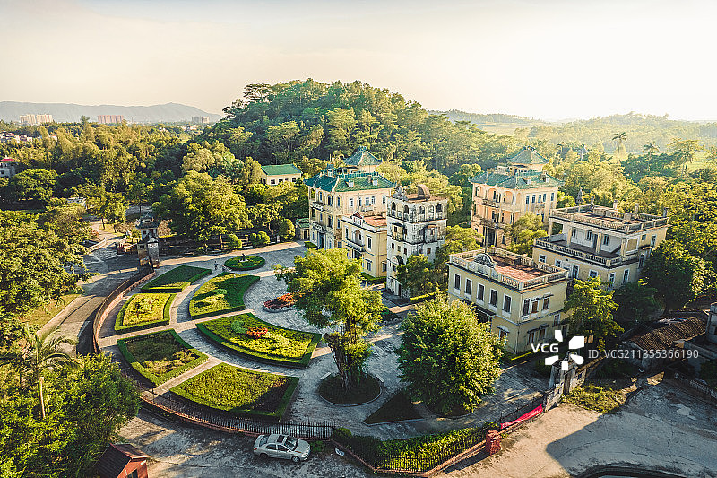 开平立园碉楼图片素材