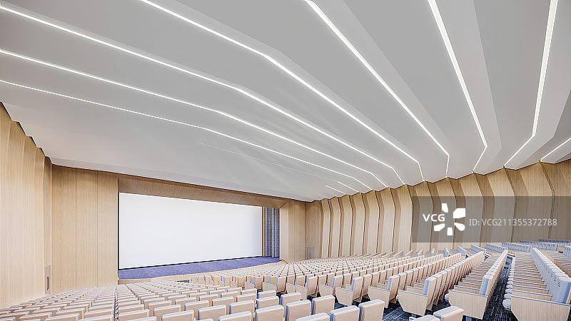 现代简约风格中学报告厅图片素材