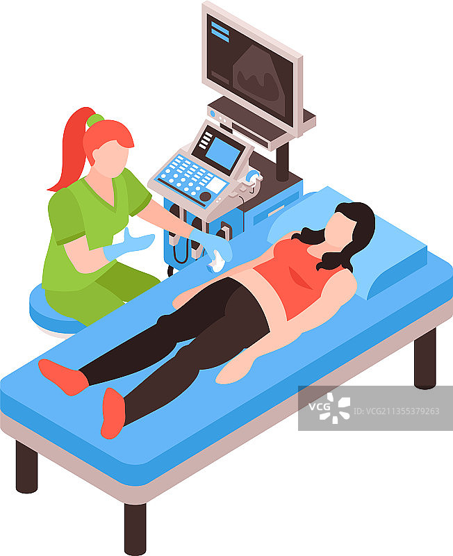 胃部筛查2.5D示意图片素材