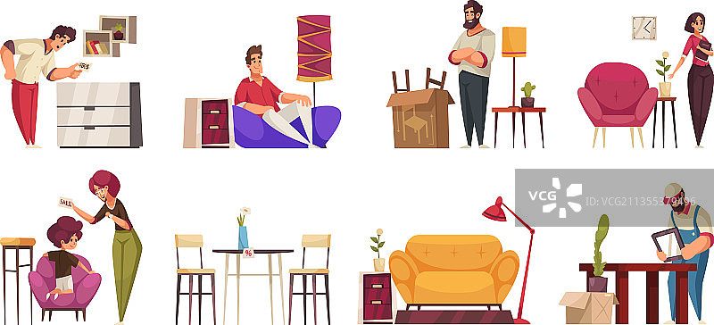 家具店组合图片素材