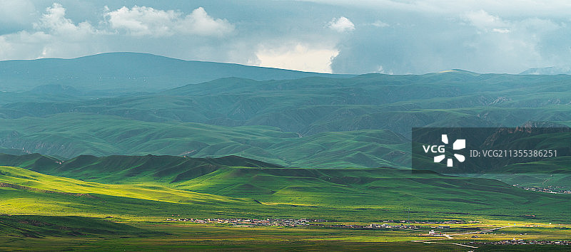 甘肃甘南甘加草原旅行风光图片素材