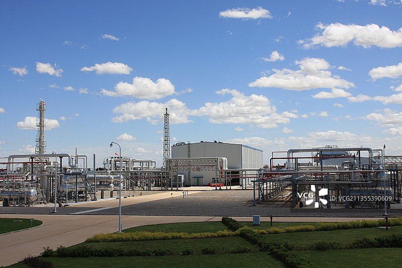 天然气处理厂图片素材