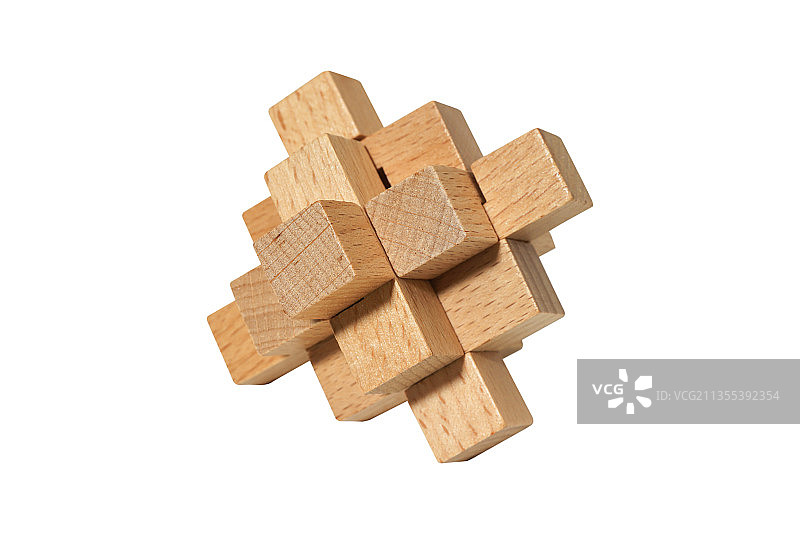 鲁班锁图片素材