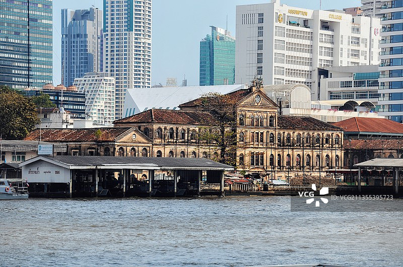 泰国曼谷旧海关大楼图片素材