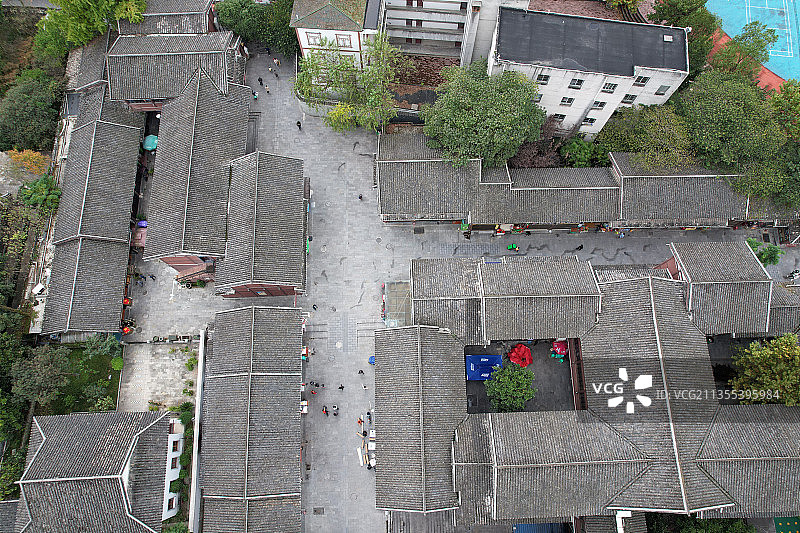 贵州省遵义市红花岗区红军街风景图片素材