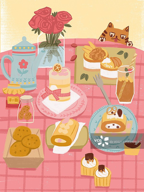 美味的甜点图片素材