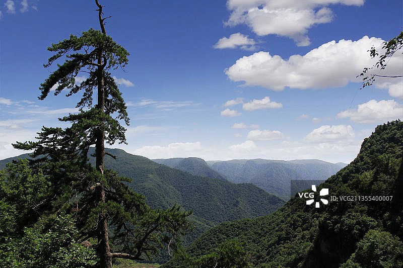 甘肃平凉，崆峒山景区图片素材