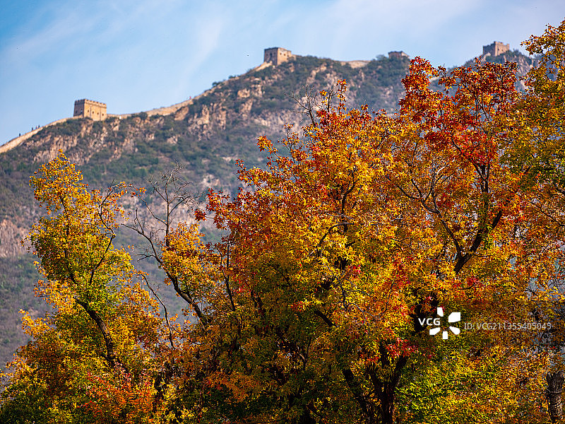 古北水镇-司马台长城秋景图片素材